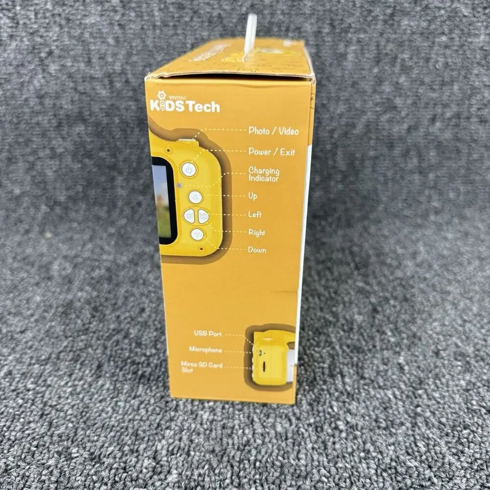 Vivitar Kidstech Camera Kidzcam Yellow